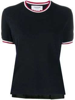 Thom Browne RWB trim piqué T-shirt