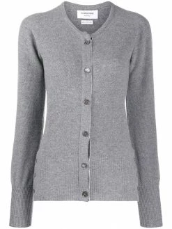 Thom Browne RWB stripe piqué-stitch cardigan