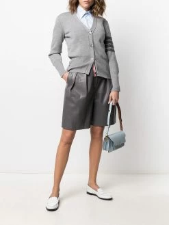 Thom Browne 4-Bar stripe V-neck cardigan