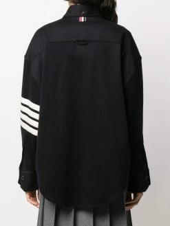 Thom Browne 4-Bar oversized cashmere shirt