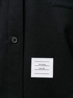 Thom Browne 4-Bar oversized cashmere shirt