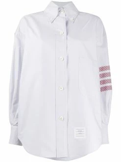 Thom Browne 4-Bar oversized Oxford shirt