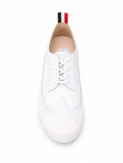 Thom Browne Longwing pebbled leather sneakers