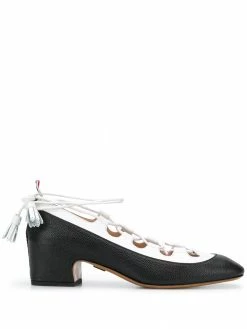Thom Browne Ghillie block-heel pumps