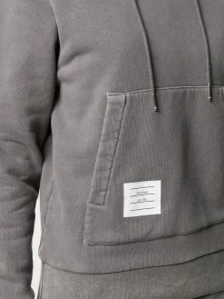 Thom Browne Relaxed logo patch pullover hoodie hoodies of women 9 Thom Browne relaxed logo-patch pullover hoodie