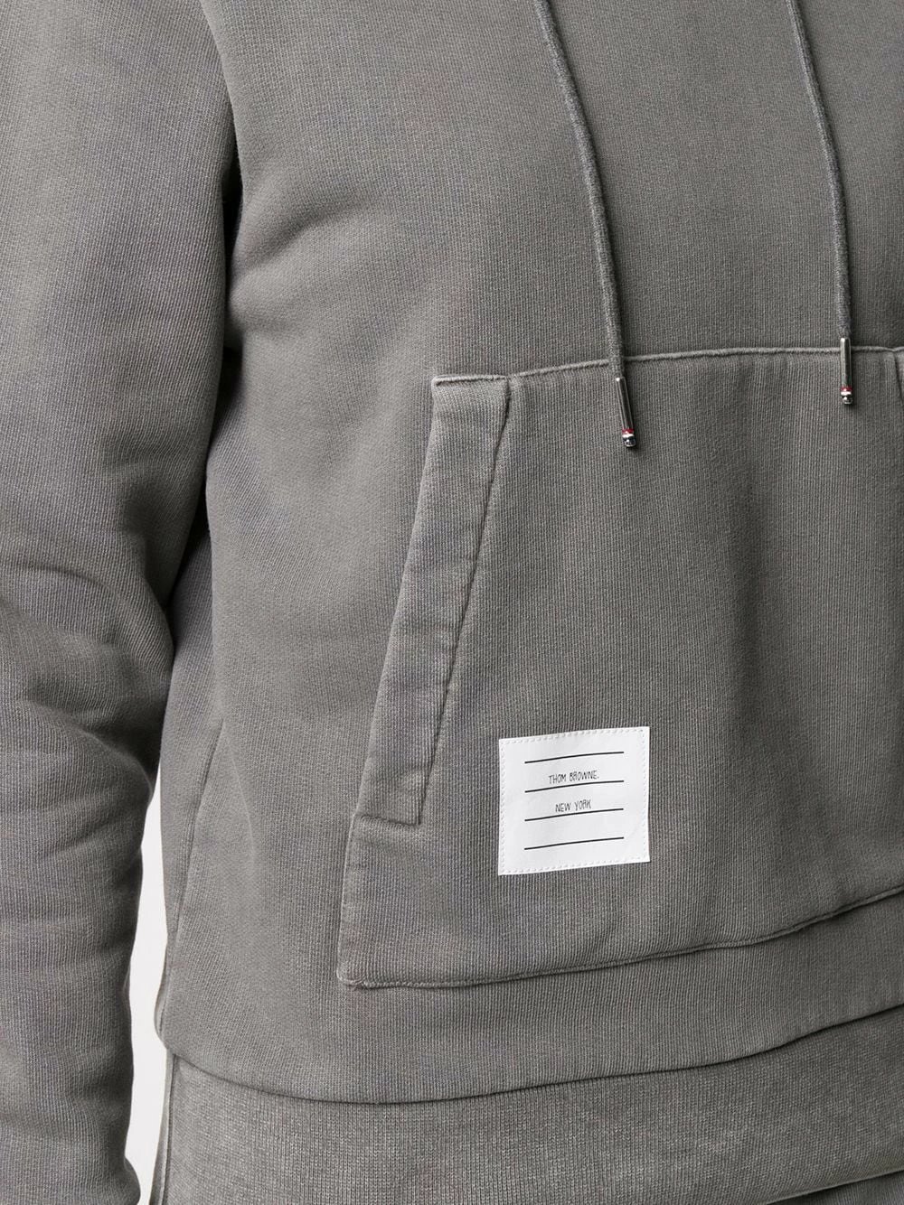 Thom Browne Relaxed logo patch pullover hoodie hoodies of women 5 Thom Browne relaxed logo-patch pullover hoodie