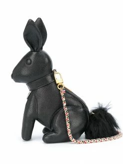 Thom Browne small Rabbit pebbled leather shoulder bag