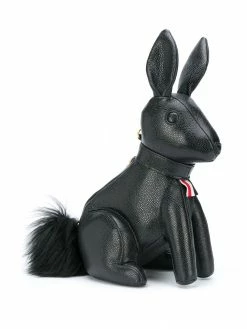 Thom Browne small Rabbit pebbled leather shoulder bag