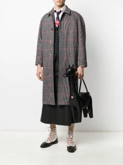 Thom Browne Giraffe pebbled leather tote bag