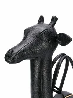 Thom Browne Giraffe pebbled leather tote bag