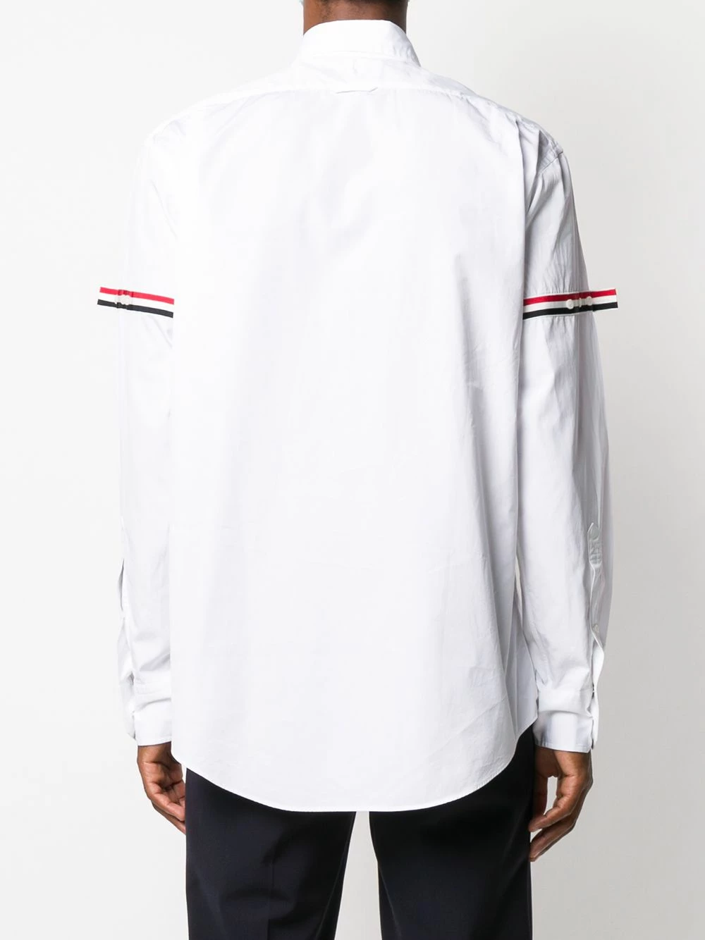 Thom Browne RWB stripe buttoned shirt shirts of men 4 Thom Browne RWB stripe buttoned shirt
