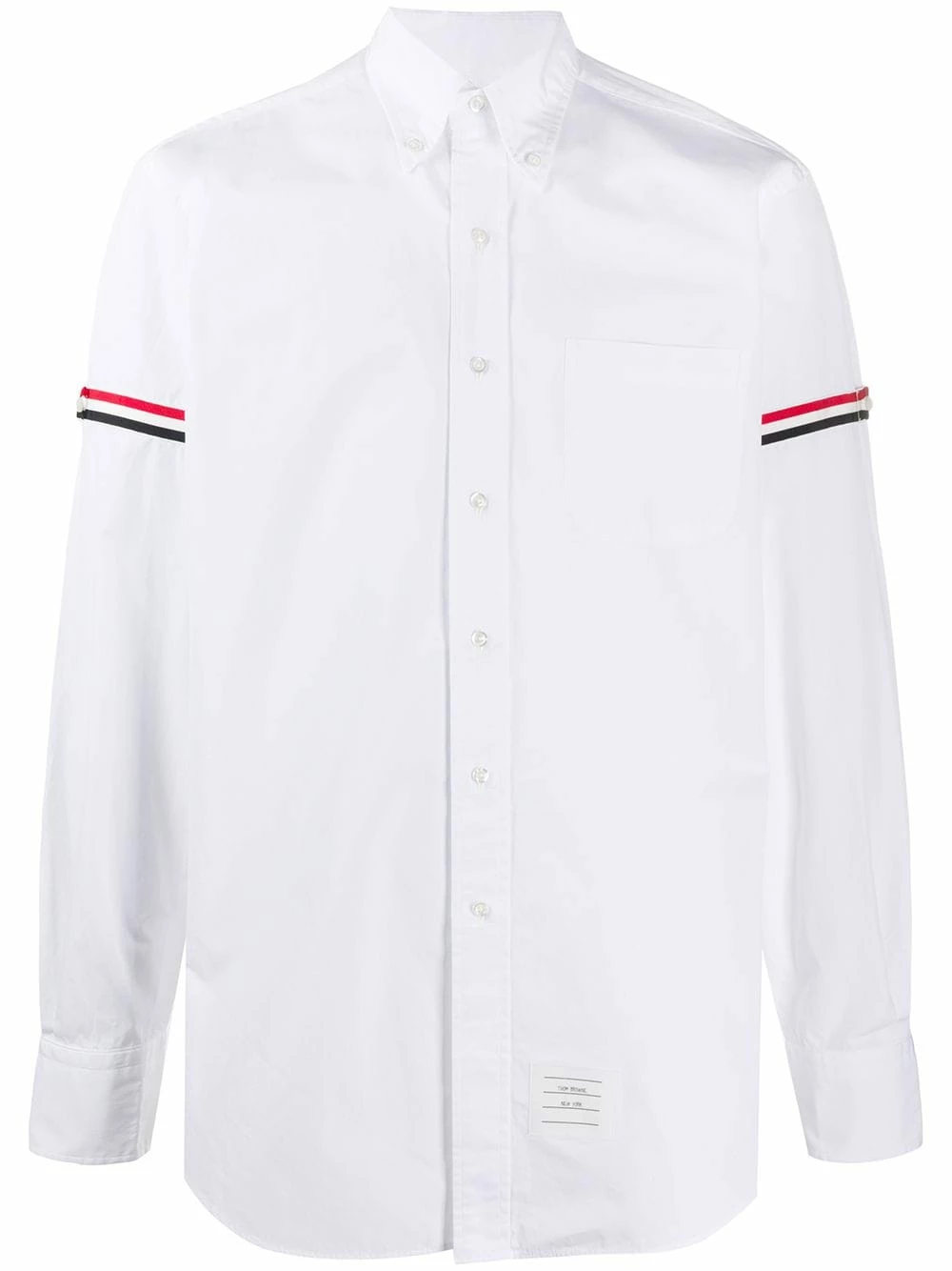 Thom Browne RWB stripe buttoned shirt shirts of men 1 Thom Browne RWB stripe buttoned shirt