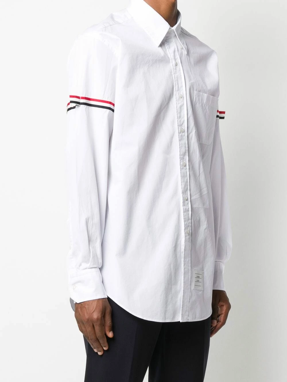 Thom Browne RWB stripe buttoned shirt shirts of men 3 Thom Browne RWB stripe buttoned shirt