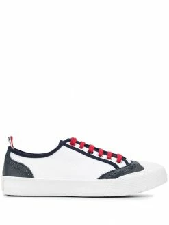 Thom Browne leather-trim sneakers