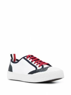Thom Browne leather-trim sneakers