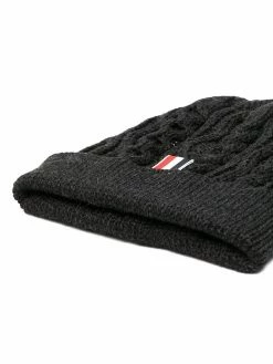 Thom Browne Aran cable-knit merino beanie