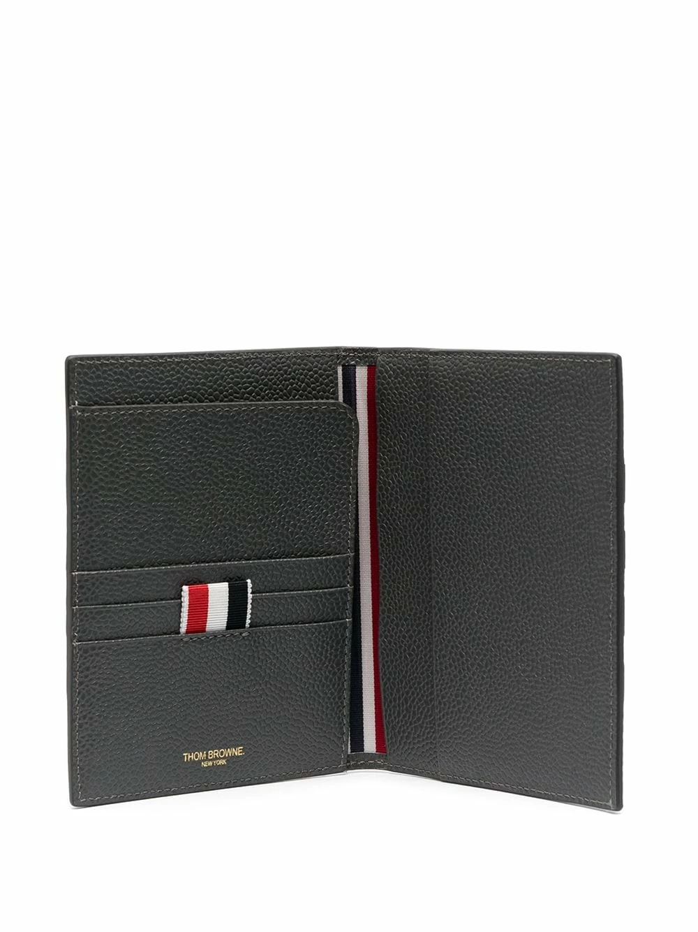 Thom Browne 4 bar passport holder wallets & billfolds of men 3 Thom Browne 4-bar passport holder
