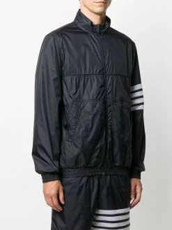 Thom Browne 4 Bar ripstop zip up jacket sport jackets & windbreakers of men 7 Thom Browne 4-Bar ripstop zip-up jacket