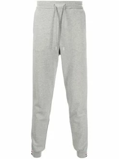 Thom Browne side stripe insert loopback track pants