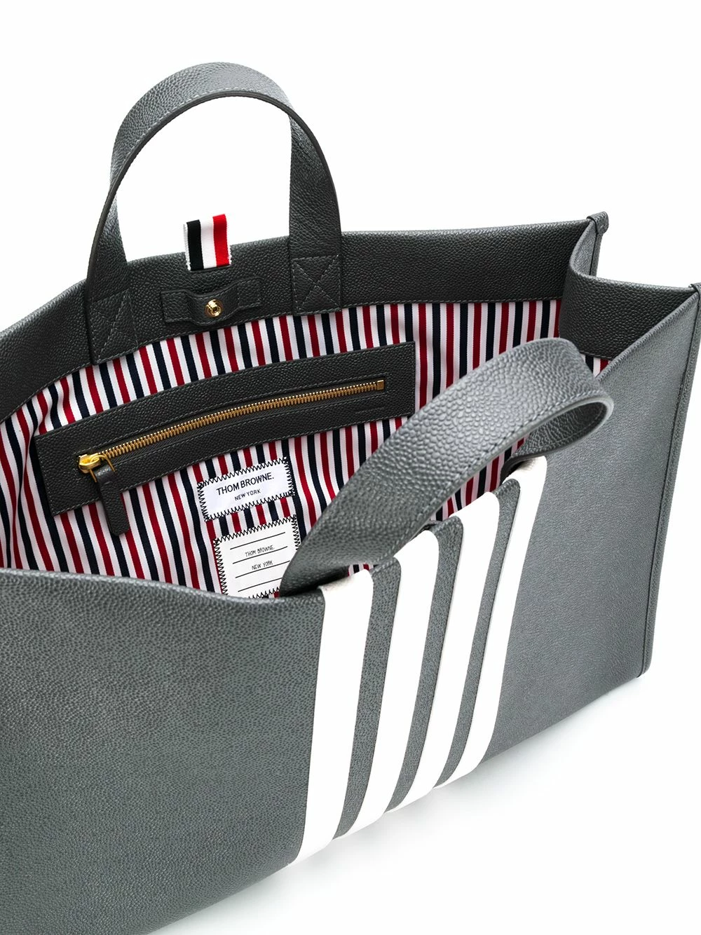 Thom Browne Vertical stripe tote bag tote bags of men 5 Thom Browne vertical stripe tote bag