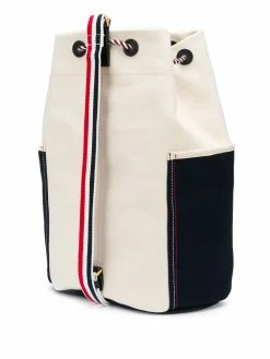 Thom Browne double-face canvas sailor bag