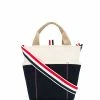 Thom Browne large double-face canvas bucket bag