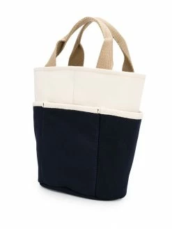 Thom Browne large double-face canvas bucket bag