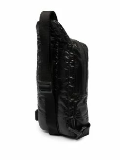 Thom Browne logo-patch crossbody backpack