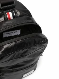 Thom Browne logo-patch crossbody backpack