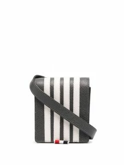 Thom Browne 4-Bar appliqué Galaxy Z flip phone holder