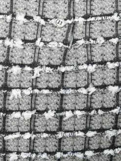 Thom Browne windowpane jacquard short-sleeve T-shirt