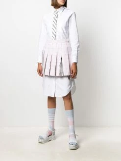 Thom Browne dropped back pleated mini skirt