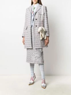 Thom Browne single-breasted tweed coat