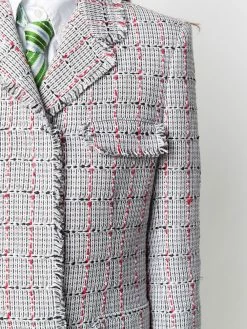 Thom Browne single-breasted tweed coat
