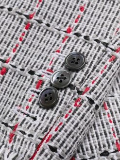 Thom Browne single-breasted tweed coat