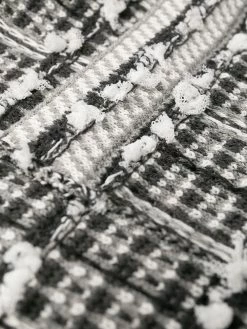 Thom Browne windowpane jacquard sleeveless pencil dress