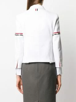 Thom Browne single-breasted stripe detail blazer