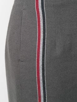 Thom Browne side stripe sheath pencil skirt