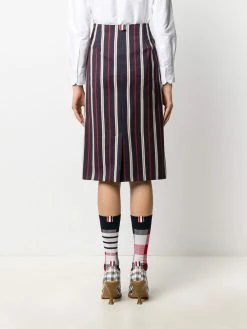 Thom Browne striped sheath pencil skirt