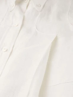 Thom Browne tonal 4-Bar inverted pleat dress