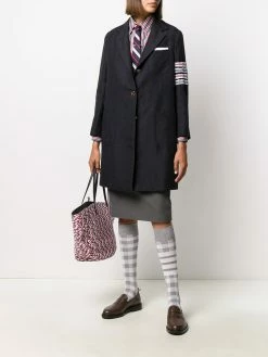 Thom Browne 4-bar unconstructed coat