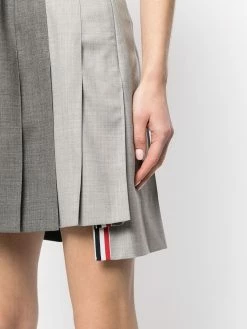 Thom Browne dropped back pleated mini skirt