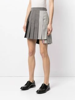 Thom Browne dropped back pleated mini skirt
