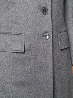 Thom Browne wide lapel cashmere overcoat