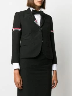 Thom Browne pinstriped seersucker blazer