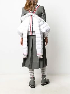 Thom Browne roll out hood funnel neck jacket