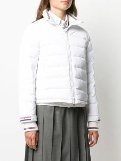 Thom Browne roll out hood funnel neck jacket