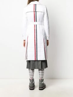 Thom Browne RWB stripe trench coat