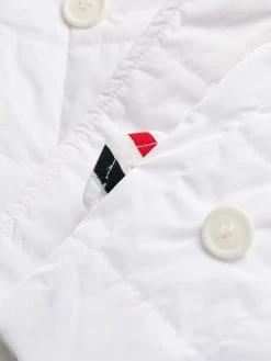 Thom Browne RWB stripe trench coat