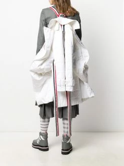 Thom Browne RWB stripe trench coat